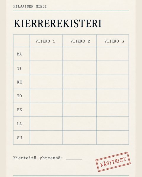 Kierrerekisteri